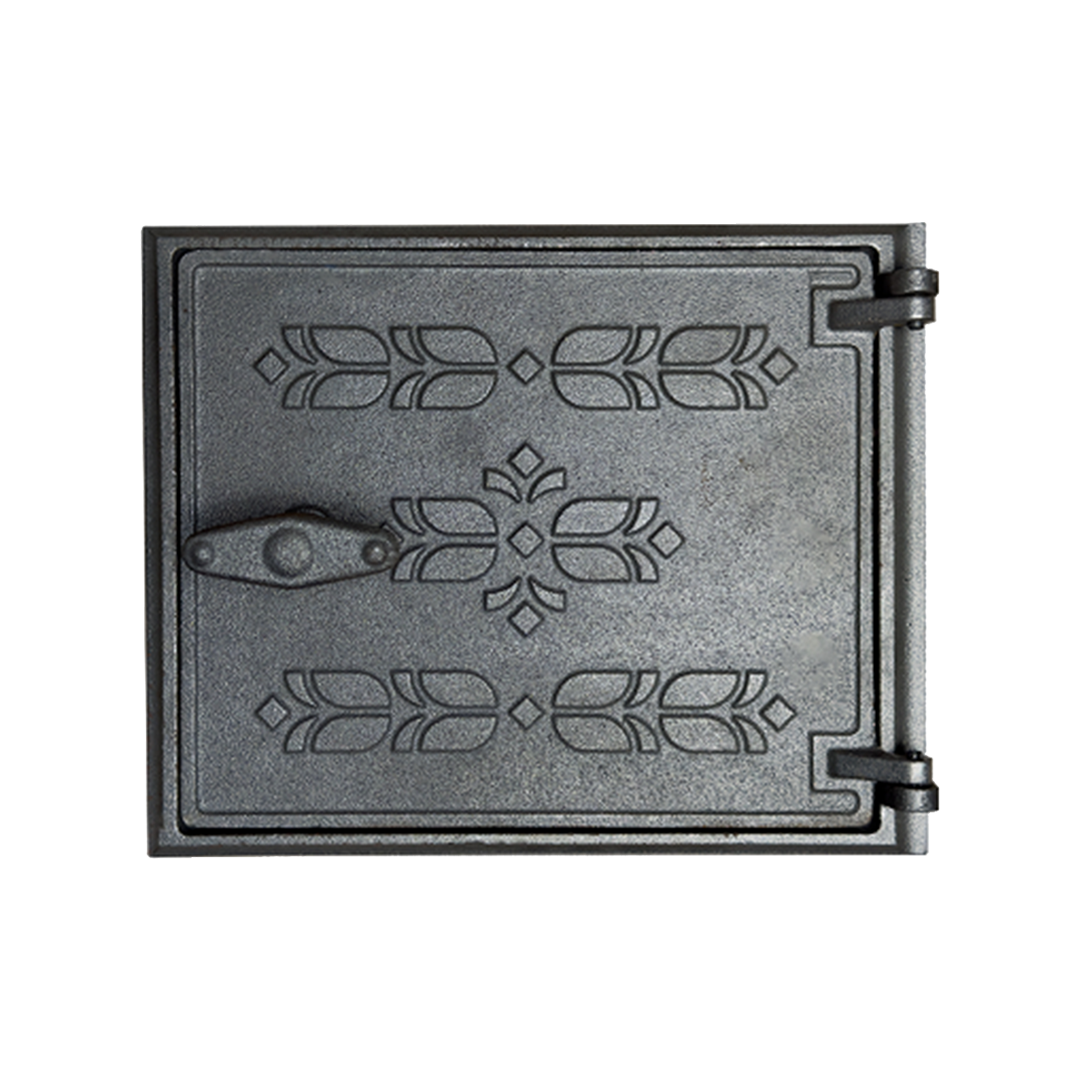 DTJ-3HV Čuguna durvis, durtiņas krāsnīm, plītīm 220x275mm